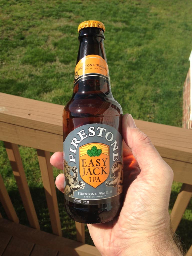 bobbybrew's tweet image. Best way to celebrate the sunshine after so much rain. Thanks @FirestoneWalker for the #easyjack!