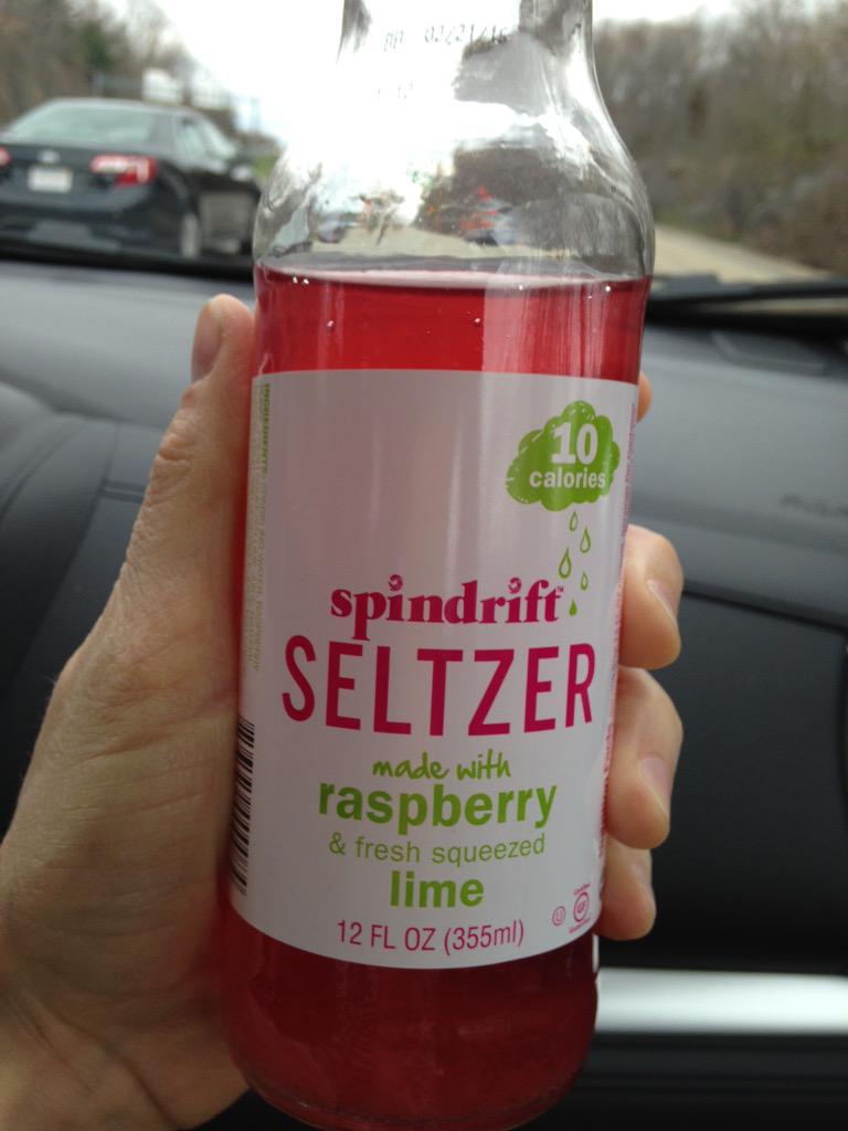 Road trip seltzer of choice: <a href="/spindriftfresh/">Spindrift</a> Raspberry Lime. Barely any sugar, but full of flavor!