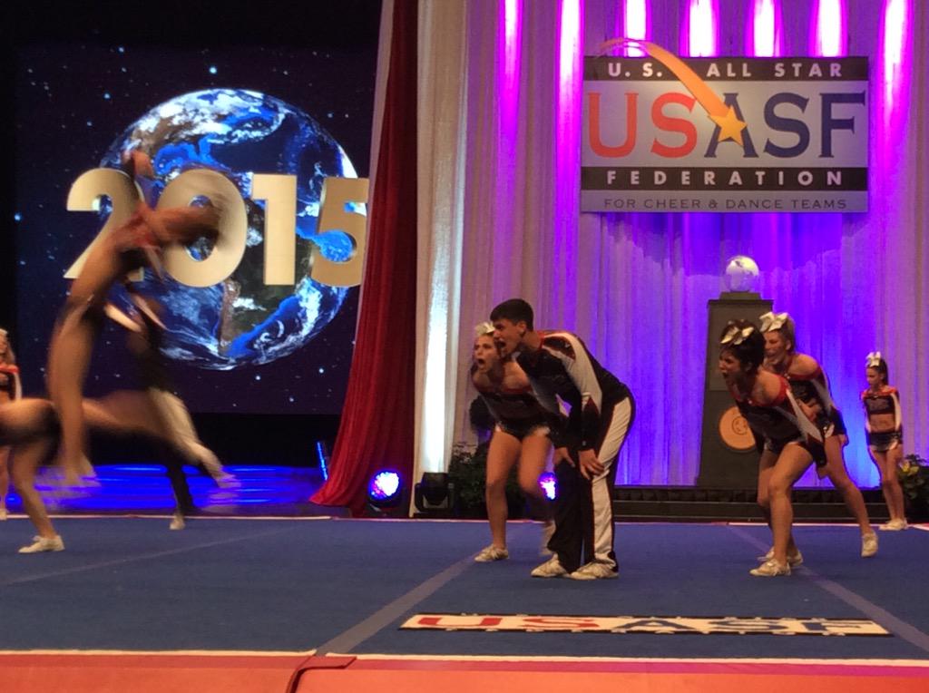 USASF Cheer on Twitter "When your teammates decide 2 cheer for you at