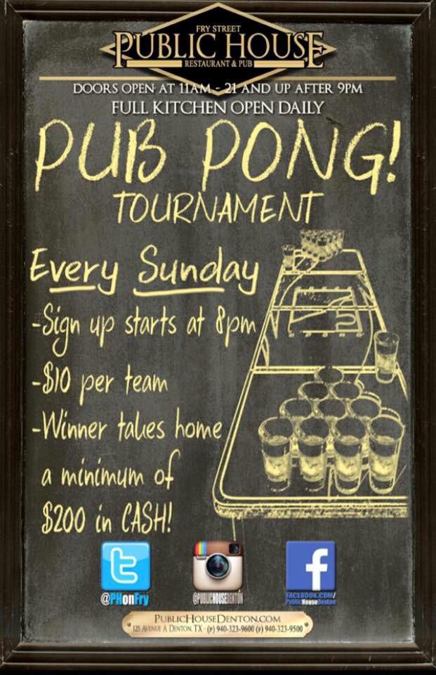 ashleylilavois's tweet photo. Come see your favorite @PHonFry girls tonight and play some pub pong 🍻 http://t.co/TVipemuVFU