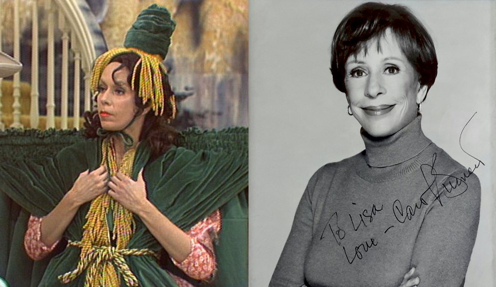 Happy Birthday to the funniest woman EVER and my inspiration, Carol Burnett. Probably my favorite signed photo. :) 