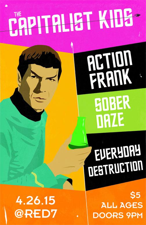 Tonight at Red7, a rare 3-piece Cap Kids set while Braden's hands heal from a propane explosion incident.