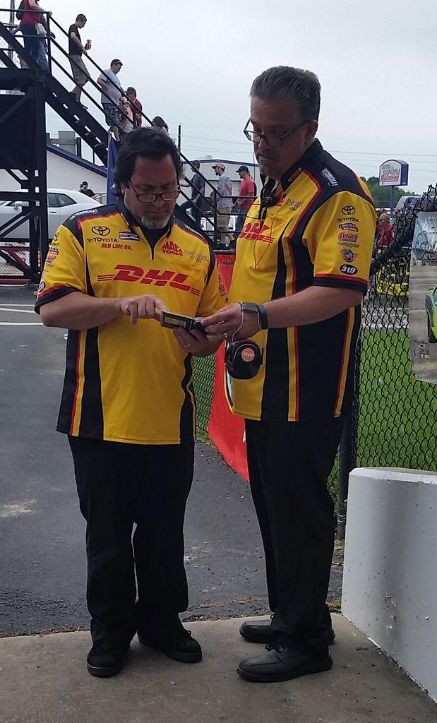 Kalitta Motorsports (@teamkalitta) on Twitter photo Nicky & Jon O are putting finishing touches on the <a href="/DHLUS/">DHL U.S.</a> <a href="/ToyotaRacing/">Toyota Racing</a> FC tuneup. <a href="/BoninfanteUSA/">Boninfante Friction </a> <a href="/LincolnElectric/">Lincoln Electric</a> Nicky & Jon O are putting finishing touches on the <a href="/DHLUS/">DHL U.S.</a> <a href="/ToyotaRacing/">Toyota Racing</a> FC tuneup. <a href="/BoninfanteUSA/">Boninfante Friction </a> <a href="/LincolnElectric/">Lincoln Electric</a>