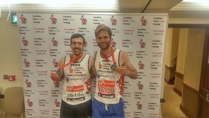 “<a href="/CRY_UK/">CRY</a>: The boys have made <a href="/swanseatolondon/">Swansea-London Run</a> 216 miles plus 26 for the marathon all for <a href="/cry_uk/">CRY</a> ” sensational effort!