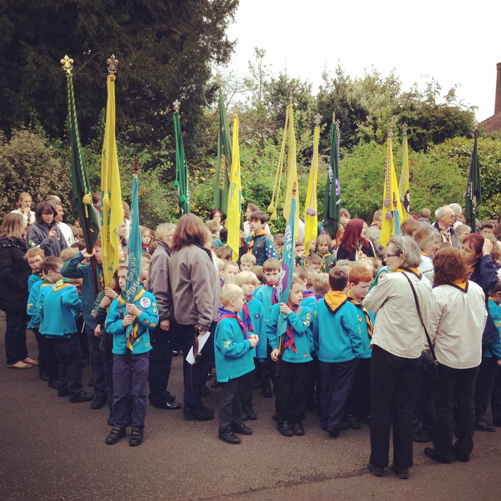 Great parade in town today. Kids did so well even though it was freezing!! #eastgrinstead #stgeorgesparade