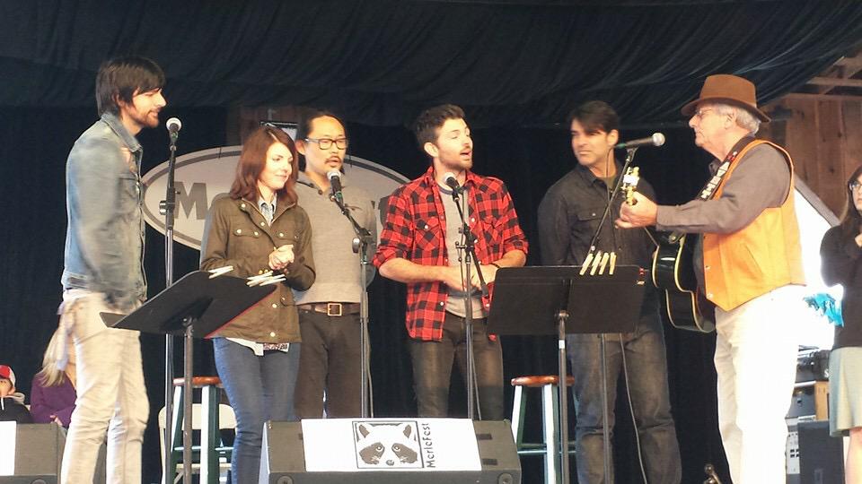 DCRANGERFAN's tweet photo. Morning gospel with Jim Avett and the boys! #AVETT #MerleFest2015 http://t.co/fbUvLm0suV