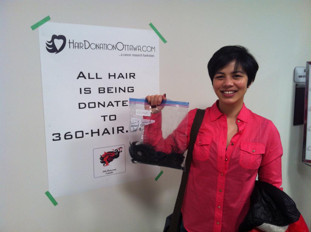CHDavies1's tweet photo. Congrats to my bestie @melkirkey for her fundraising and donation #hothair #hairdonationottawa @HairDonationOT http://t.co/iKM2aeVfDO