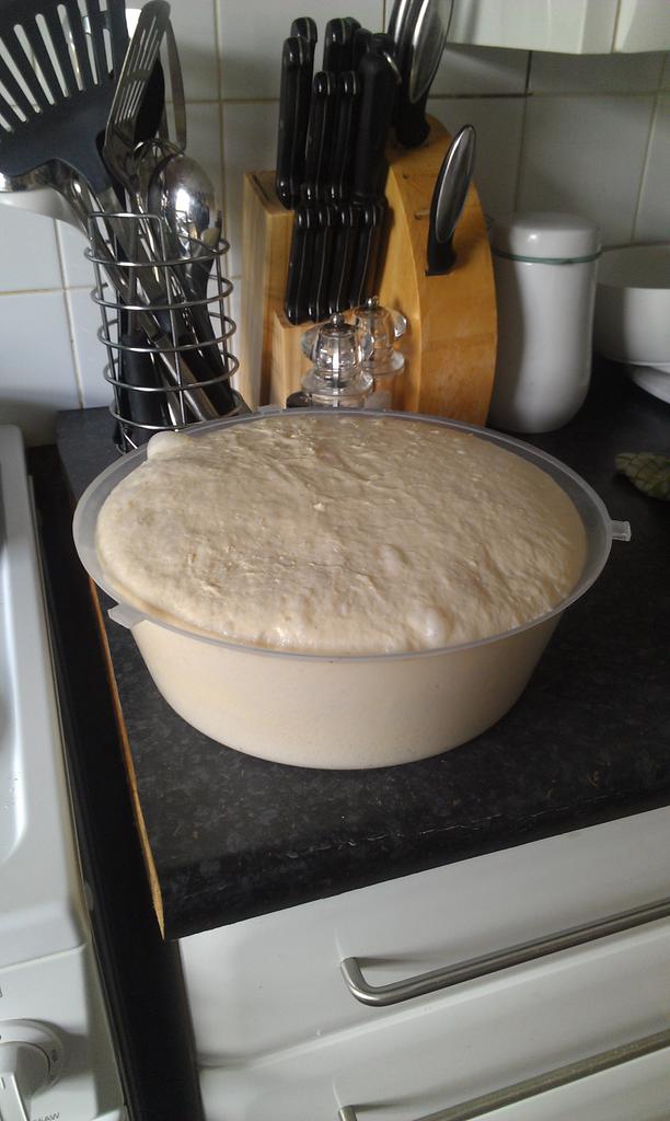 nikkigray's tweet photo. Think the bread's risen @bayford123 ! http://t.co/kwl2hKmGJc