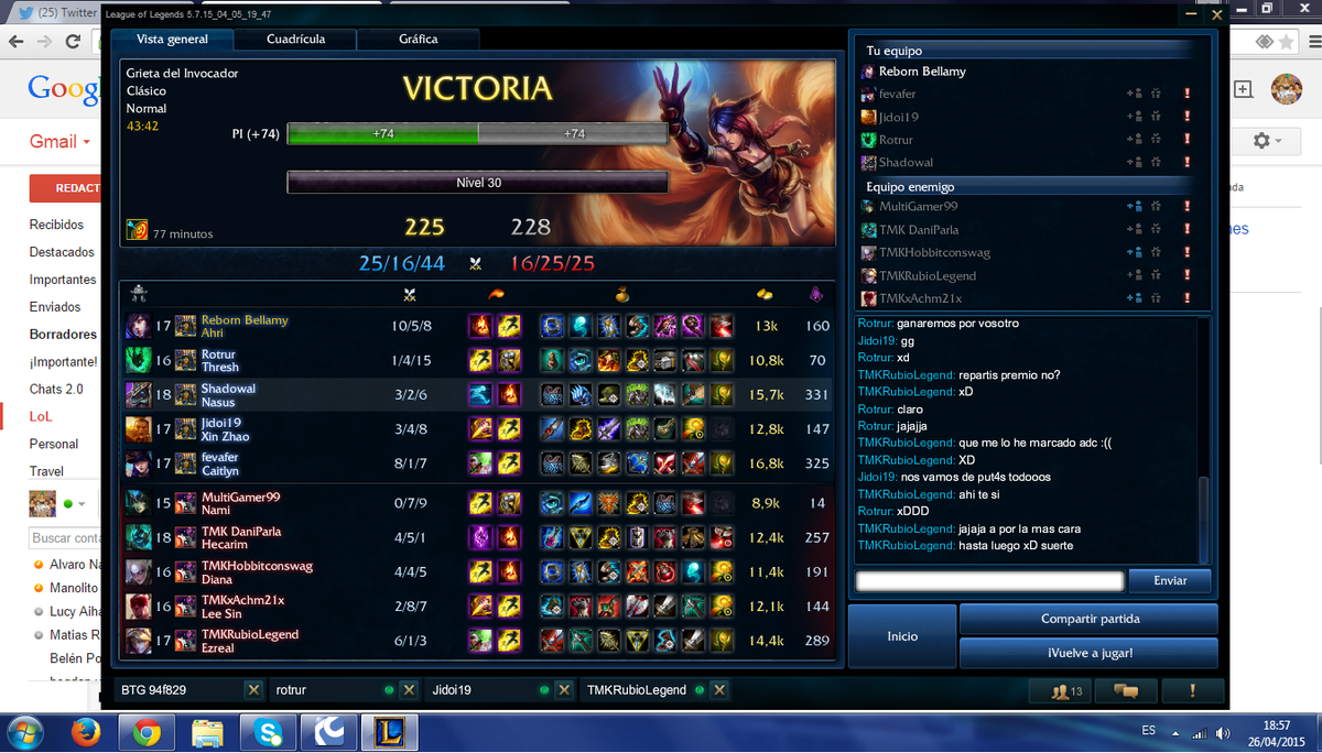 Rebornlol's tweet photo. Pasamos a Octavos de #Battlegrounds, go #Sinheim. #GGWP para #TMKamikaze. #Shadowal #Jidoi #Reborn #Fevafer #Rotrur http://t.co/jgNJq7SqVx