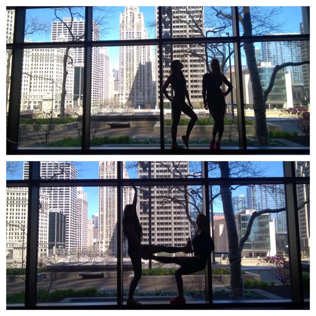 wagstaffchicago's tweet photo. #SundayFunday @HyattChicago with the lovely team of @TheBarreCode. #fitness #HyattBarreCode http://t.co/HmXs9GUNp4