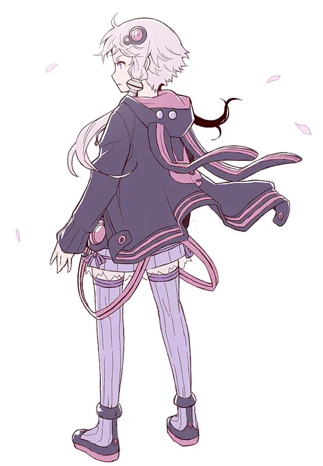 こんな深夜にらくがきゆかりさん。ってまた棒立ちじゃないですかやだー 