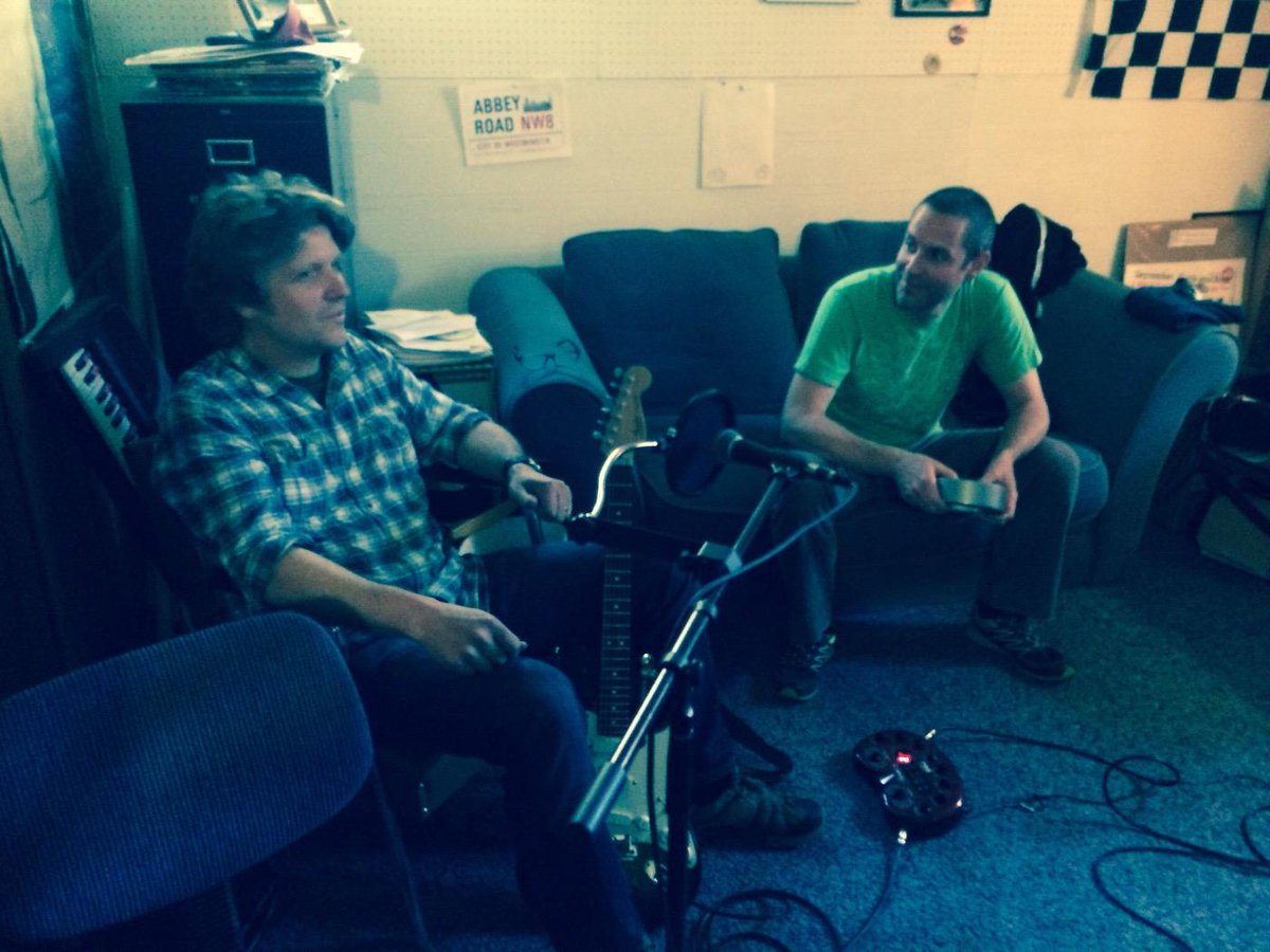 Recording the basic tracks with <a href="/patrickhawley/">Patrick Hawley</a> for the upcoming full-length.