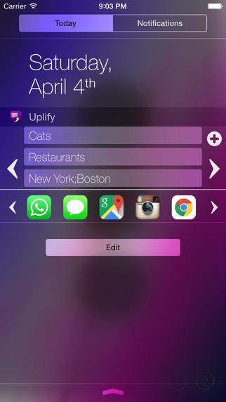 raqamitv's tweet photo. #Uplify تطبيق لفتح #التطبيقات على #iOS من مركز الإشعارات دون فتح #القفل _ http://t.co/xJTi0N8uQk