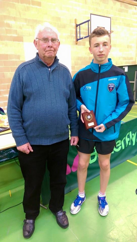 Gloucester_TTC's tweet photo. Congratulations to Olly Tyndall for winning the Junior U15s &amp; U18s in the Gloucestershire 2* today at Cirencester. http://t.co/qtVUT45j9I