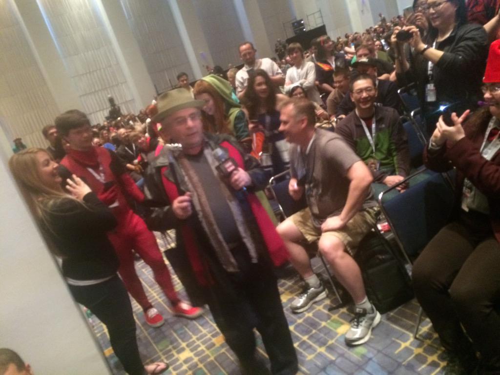 SFCOchicago's tweet photo. 7th Doctor! #C2E2 #Booth350 #SylvesterMcCoy http://t.co/nySEUzffqO