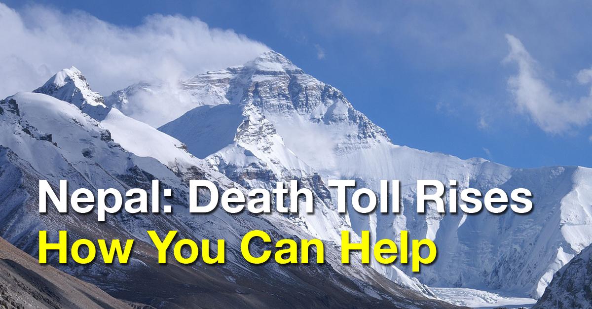 ClimbingMag's tweet photo. Nepal: Death Toll Rises, How You Can Help http://t.co/SL2kK6C0t6 #climbing #everest #nepalearthquake http://t.co/ldYt4dQyLT