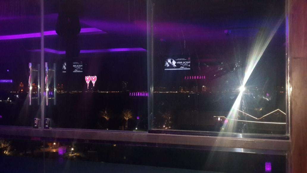 djkinkyd's tweet photo. Great view from SUNDAY BEST new venue @HighHeelsDoha @hiltondoha #sundayparty #freeentry #freedrinksforladies #doha http://t.co/I3ejWDAzuP