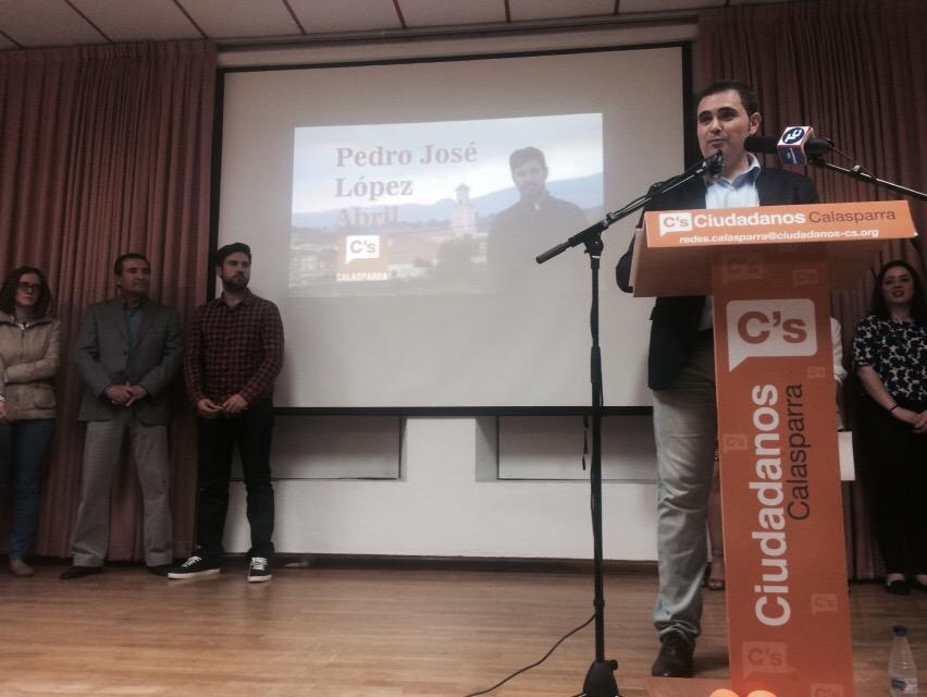 Disfrutando con <a href="/jesusalajarin/">jesus alajarin</a>. Presentación de la candidatura <a href="/CsCalasparra/">Cs Calasparra</a>. Hay equipo, proyecto y líder #ilusion