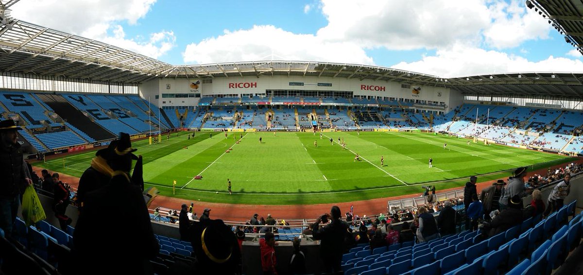 _JeanLM's tweet photo. Wasp vs Exeter Chiefs 36-29..brilliant ! #LetsGoWasp #RicohArena http://t.co/BTKSaV3JFm