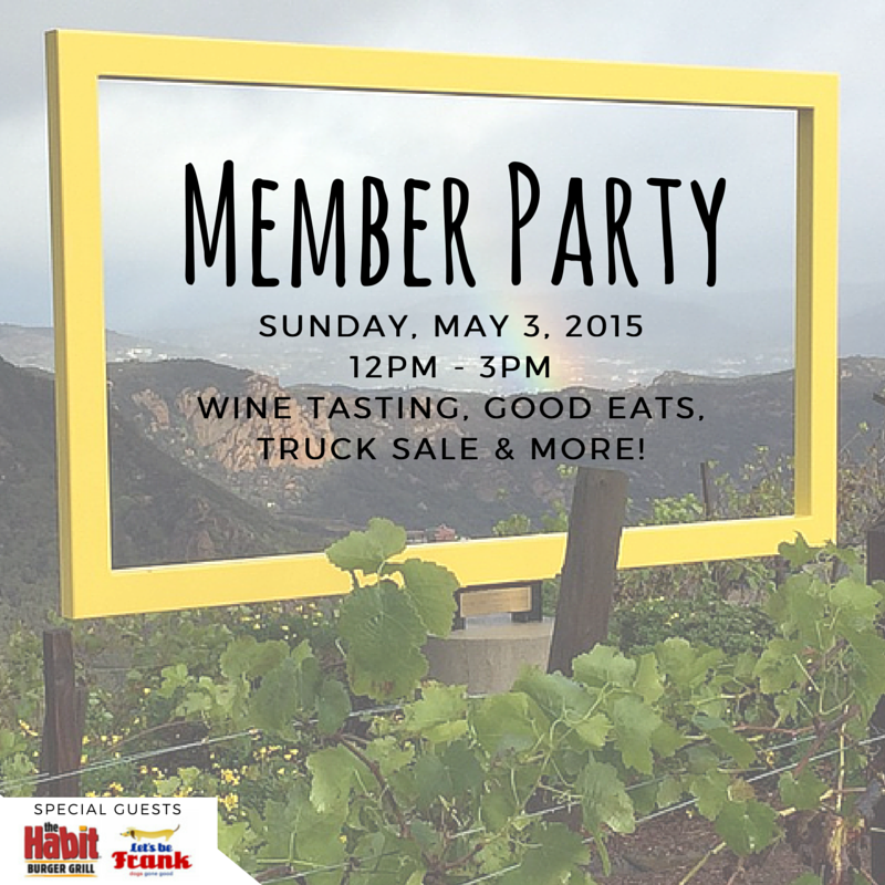 malibufmlywines's tweet image. There's still time to RSVP for the #MemberParty May 3!
bit.ly/1DlX6fp

Not a member? 
thewineclubmfw.com