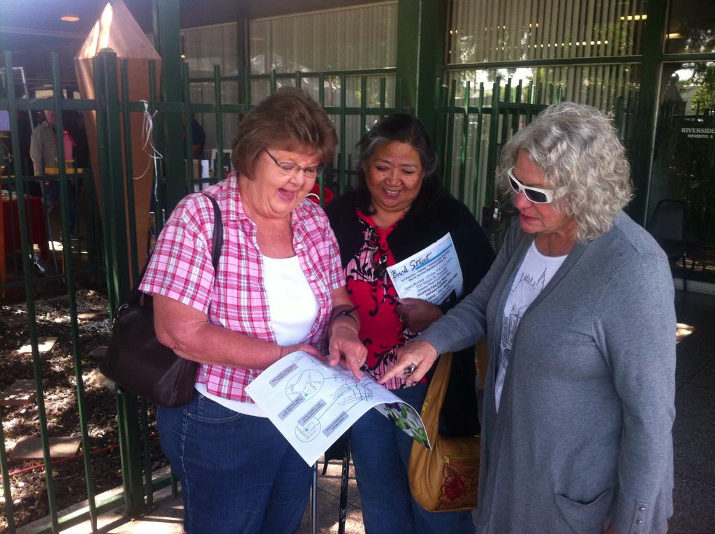 RFSnGT's tweet image. Sandy, Yvonne, Dinah are on their way to the Garden on Mission.