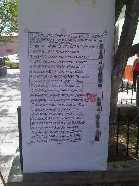 OPCPLAZA's tweet photo. Elecciones Comisión Electoral Permanente del Consejo Comunal Pueblo Arriba para renovación de vocerias http://t.co/UwVZpmL5Nt