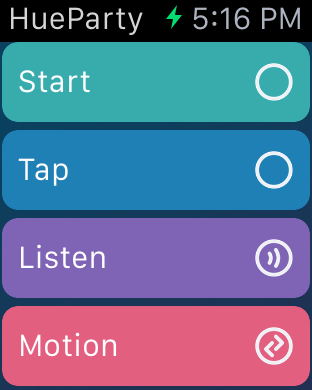 HueParty App tweet media
