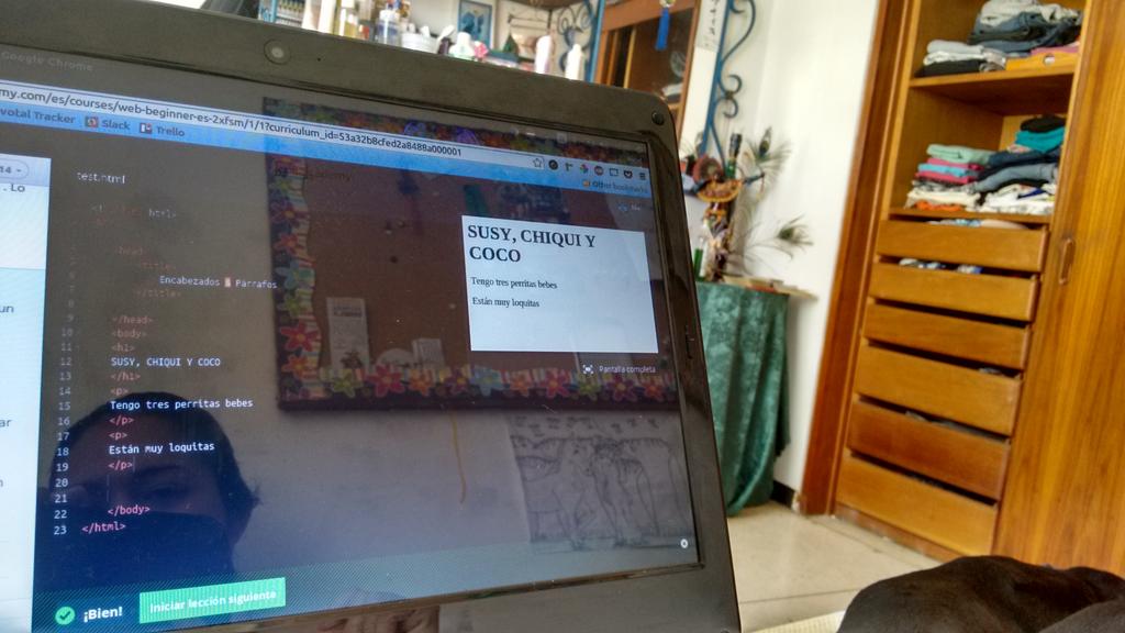 Angelalarcon86's tweet photo. @anaislegonia HTML (Clase 1) !Que adorable! http://t.co/dsORJtMjTw