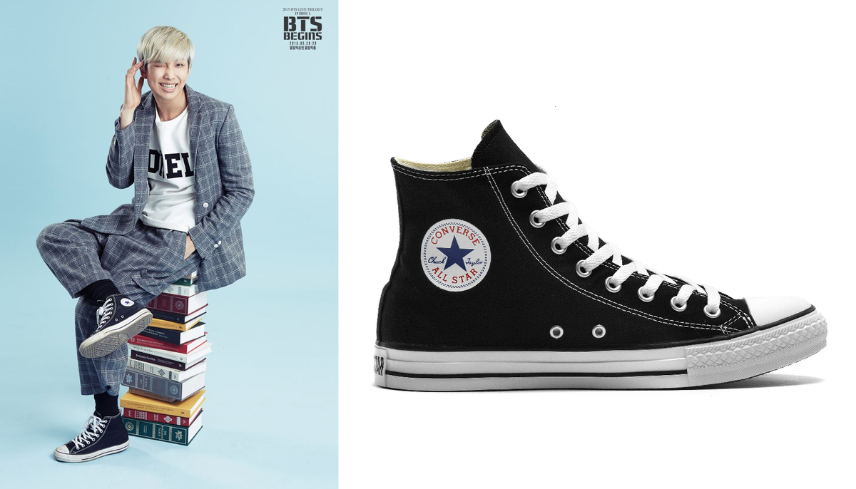 converse high bts español