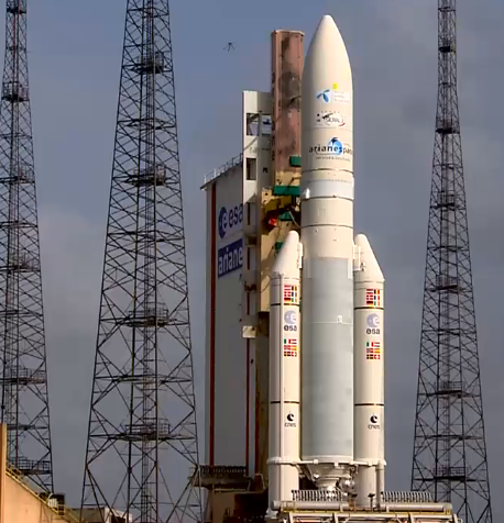 LIVE (T-5mins final sequence) Watch live coverage of Ariane 5 launch: launch.airlive.net