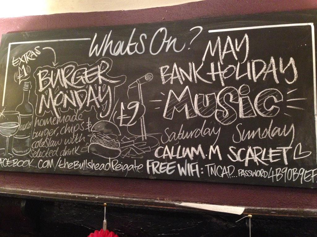 BullsHeadSurrey's tweet photo. #Reigate #Redhill #Maybankholiday http://t.co/QI0zsekx4T
