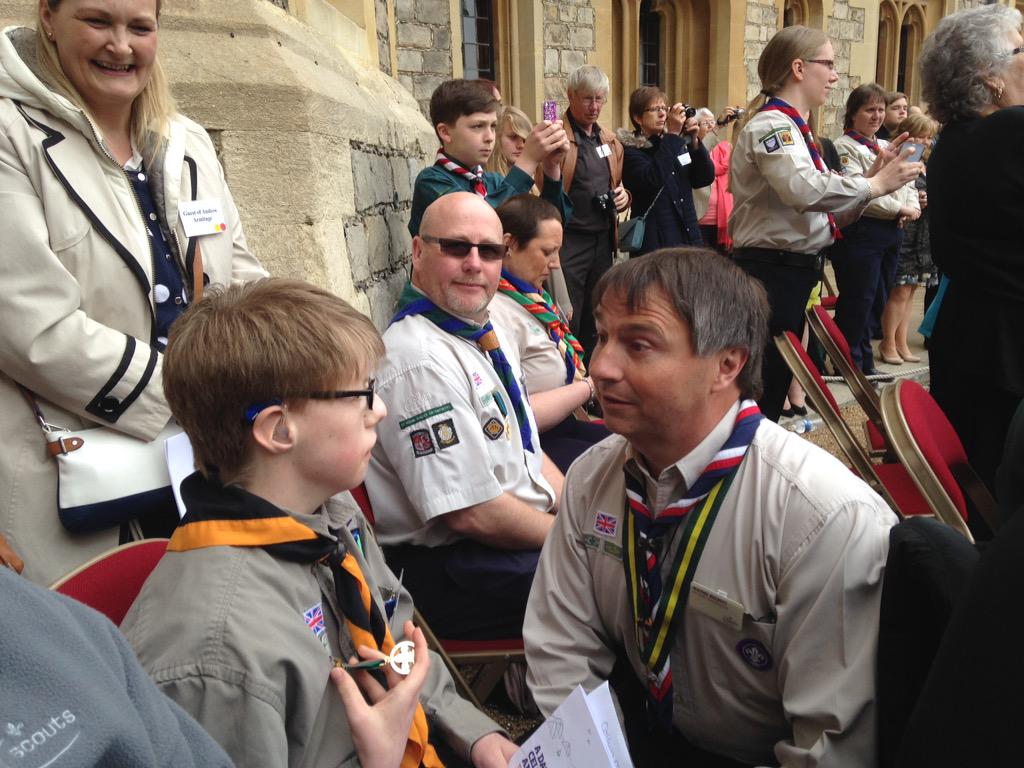 mattrooney's tweet photo. Thank you to our incredible gallantry &amp; meritorious #Scouts who celebrated at Windsor today. Absolute #heroes! http://t.co/z9Bv58553q