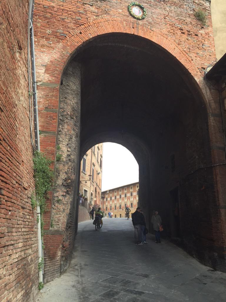 Mdrskinner's tweet photo. Day 1 - from Lucca to San Miniato, 30.8 miles. Morning sun, afternoon thunder and rain. Day 2 will be hilly 48 miles! http://t.co/hbfdESPbm9