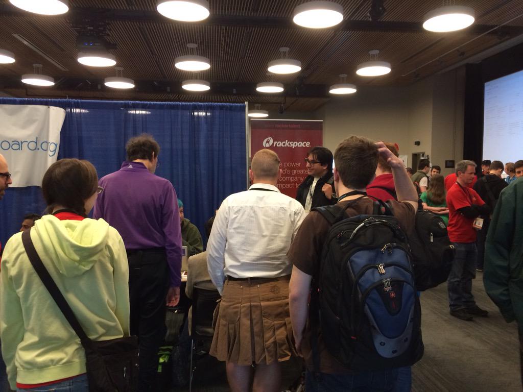wkw111's tweet image. The challenge continues, stop by and check us out at #linuxfestnw @Rackspace