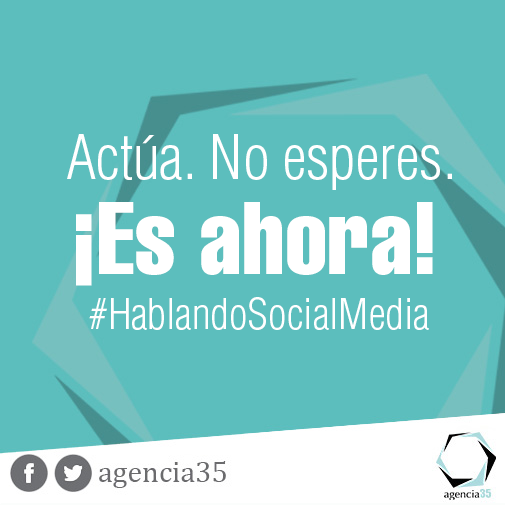 agencia35's tweet photo. Agradece, comenta, pregunta, muestra a otros… No te quedes quieto. #HablandoSocialMedia http://t.co/GMnAhjMu4d