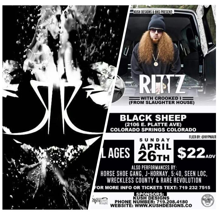 D_ToXxX1's tweet photo. CATCH US LIVE TONIGHT IN COLO SPRINGS OPENING UP FOR RITTZ AND CROOKED I. TICKETS ARE AVAILABLE STILL FOR $20! http://t.co/Uh56zFHzGr