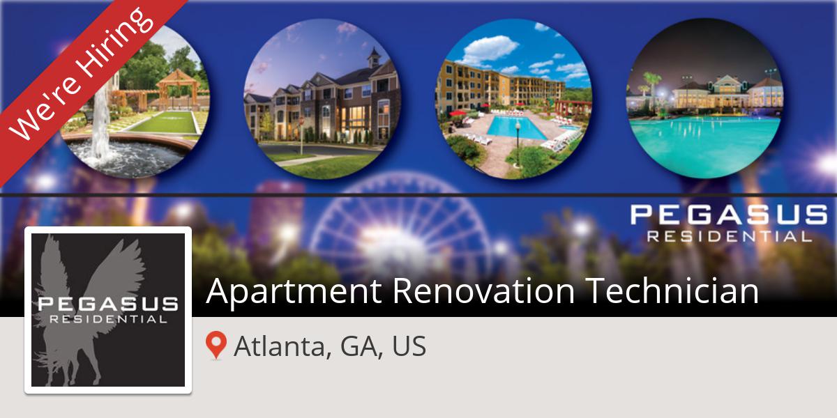 New #job opening at #PegasusResidential in #Atlanta! Apartment Renovation #Technician workfor.us/pegasusresiden…
