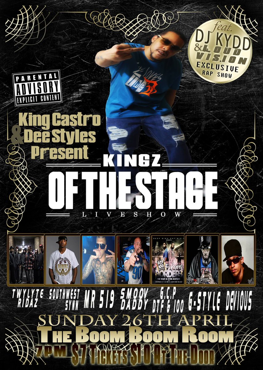 Deestyle12's tweet photo. --> ""Kings of the Stage"" . Going Down Tonight . @boomboomroom #Windsor #HipHop #RapArtists http://t.co/FsrJw49MV4