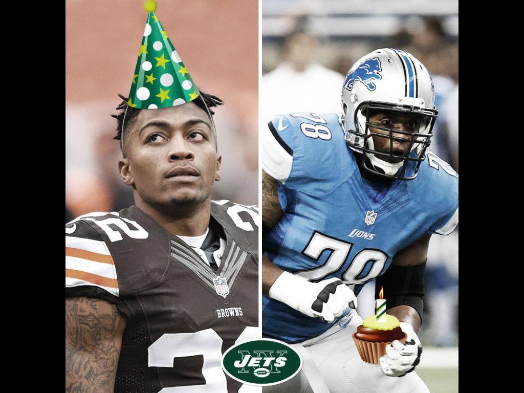 Happy Birthday Buster Skrine and Corey Hilliard... 