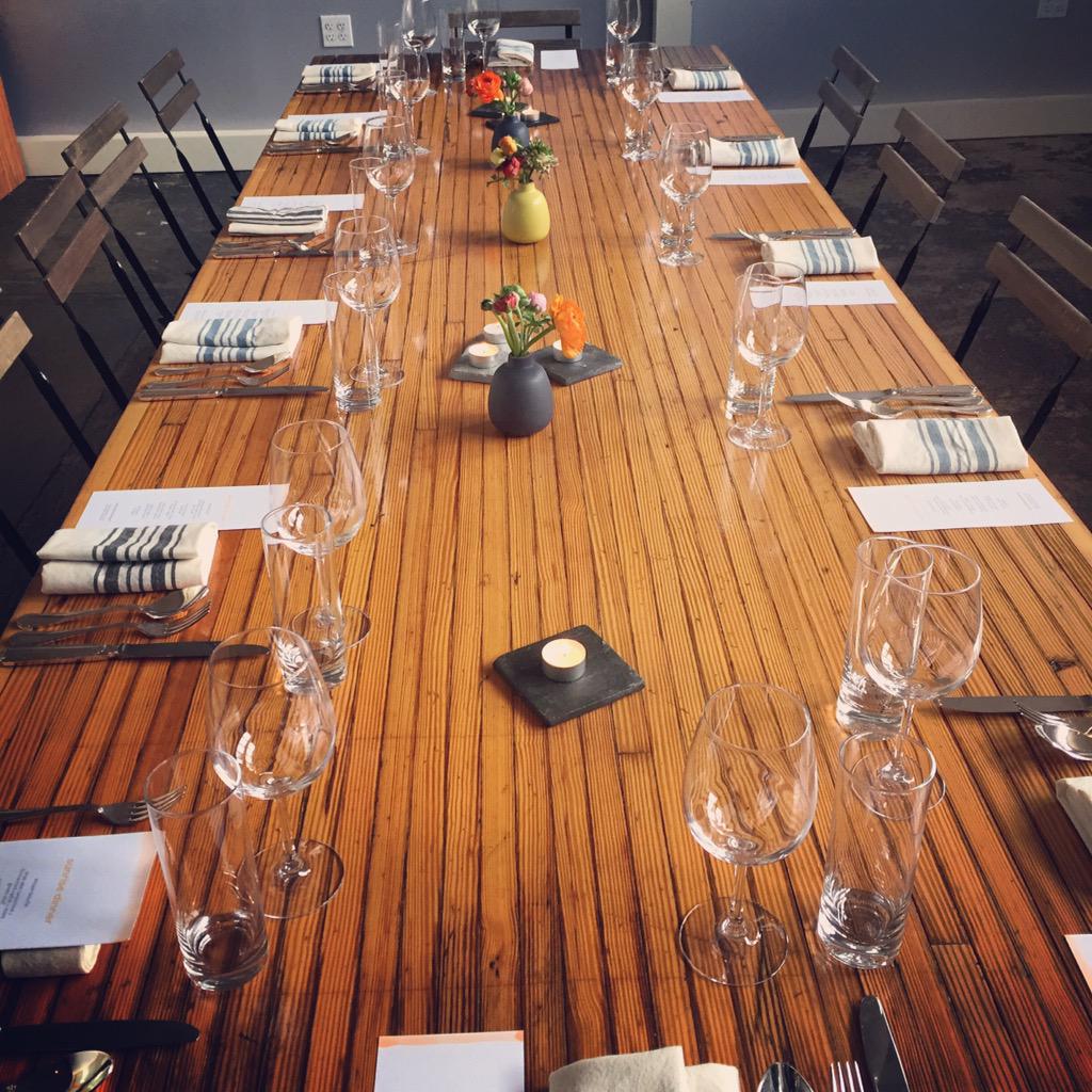 CandiceKumai's tweet photo. Dining in great company, w/ great taste. Thank you @somawater @Target for the dopest weekend #SunriseSF #MadetoMatter http://t.co/KTUoSOOLfR