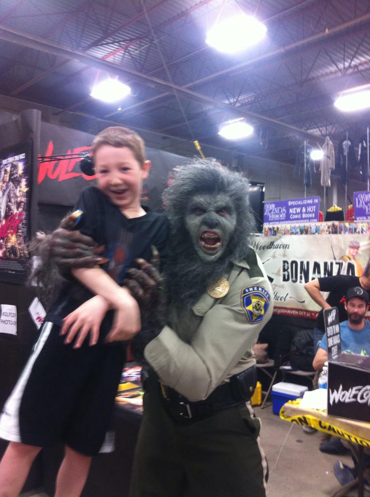 suprstar's tweet photo. @WOLFCOPTheMovie #FanExpoRegina  can't wait for the sequel!! http://t.co/wcOLMaoo2K