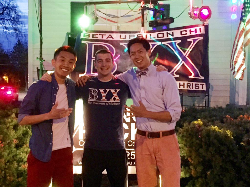 Traveled over to Spartan territory last night to join the new BYX chapter at Michigan State for their first party!