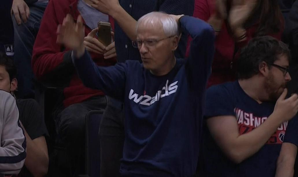 BleacherReport's tweet photo. VIDEO: Wizards’ dominance of the Raptors summed up by one dancer #NBAPlayoffs http://t.co/ue9kmmoz7z http://t.co/Z8RVPUSAQ7