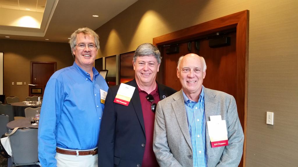 PeggyMeli's tweet photo. One's funnier, one's smarter, &amp; one's more famous than they each look #ISPI15 @DocBrock53 @dickhandshaw @ISPICFC http://t.co/Zn1oPADaju