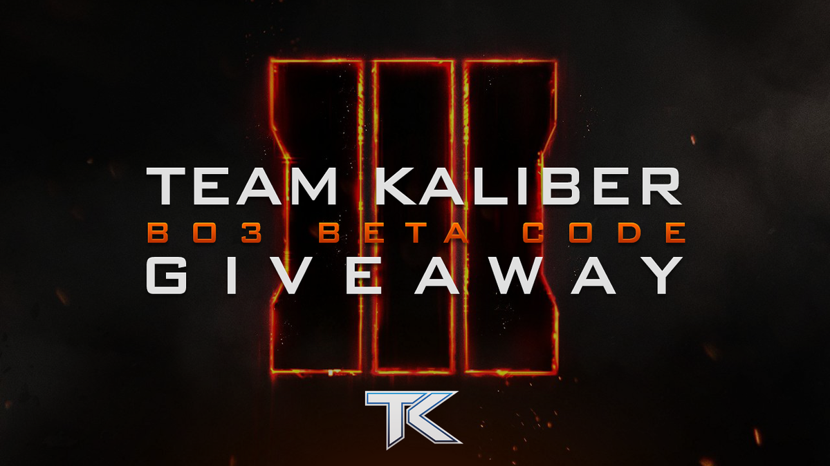 TeamKaliber's tweet image. We are giving away a BO3 Beta Access code for XB1! 

RT to enter. A winner will be chosen Friday, May 1st! #tKFamily