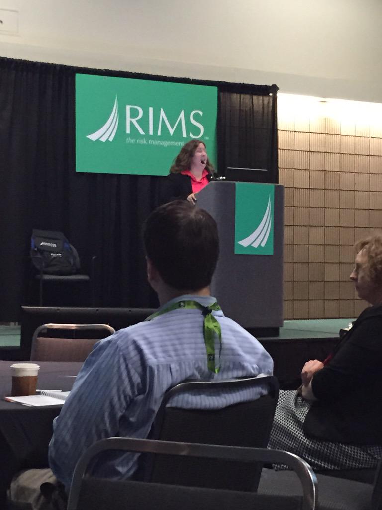 FireAssassin's tweet image. #RIMS2015 - first timer here. Listening to Nicole.
