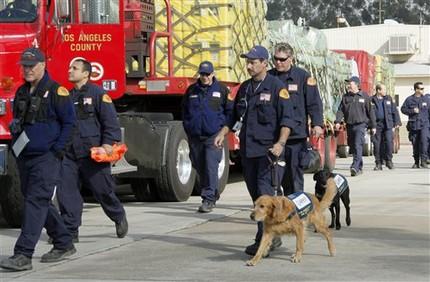 LACOFD's tweet image. April 26, #LACoFD 57-member CA-TF2 (USA-2) has been activated and deploying to Nepal.