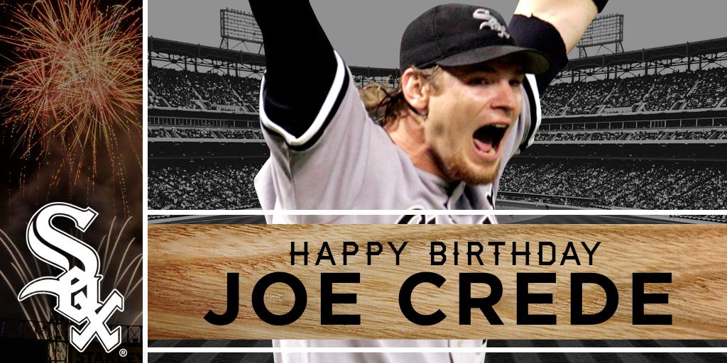 Happy birthday Joe Crede! Let\s show this guy some birthday love. 
