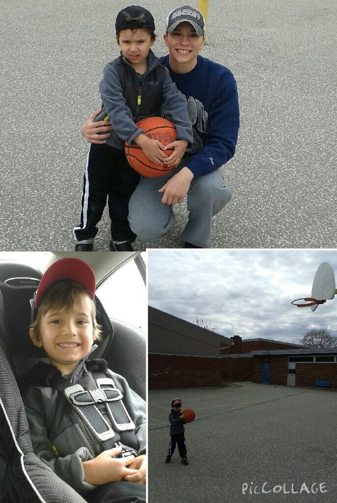 StephQuattrocio's tweet photo. Played his first game at OLMC today...and he won... #nextmichaeljordan http://t.co/Dh67shZFdr