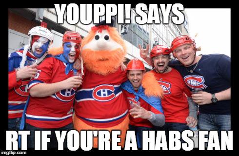 hockeynight's tweet photo. Who can get the most RT's? RT for @CanadiensMTL to win STREAM LIVE cbcsports.ca 6 P.M. ET #CBCHockeymug #NHLPlayoffs http://t.co/anITabgp5O
